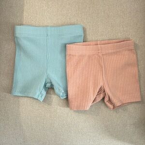 ‼️ SOLD ‼️ Biker shorts set for baby 3-6 months